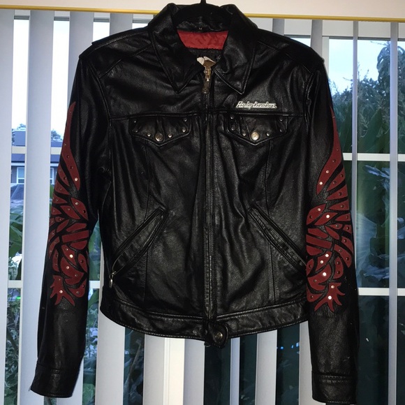 Harley-Davidson Jackets & Blazers - Harley Davidson Leather Riding Jacket